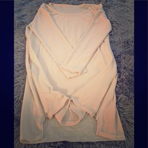 Oversized cream sweater size M